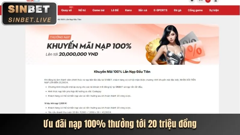 Hoàn trả hấp dẫn vn582 đăng nhập